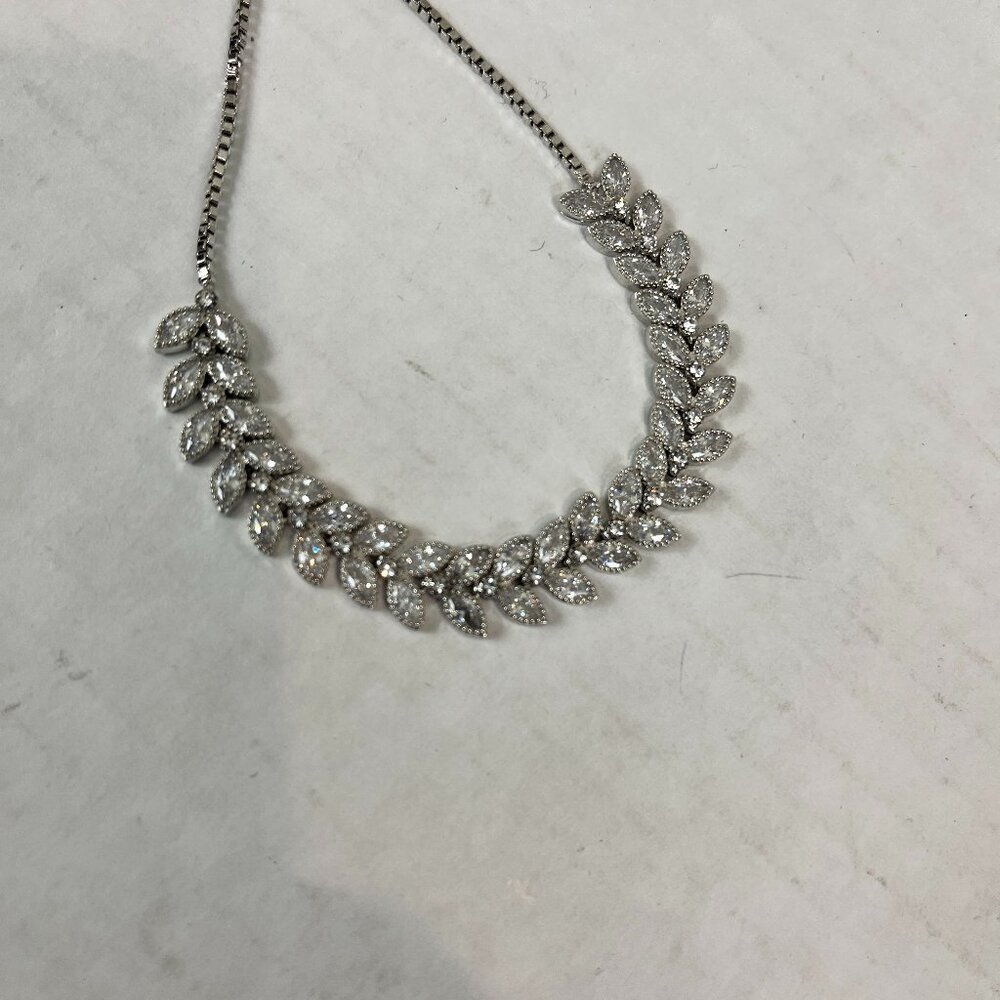 Women's adjustable Clear Rhinestone Costume Bracelet, worn once